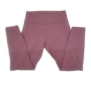 Lululemon Align Crop legging size 10 Misty Merlot